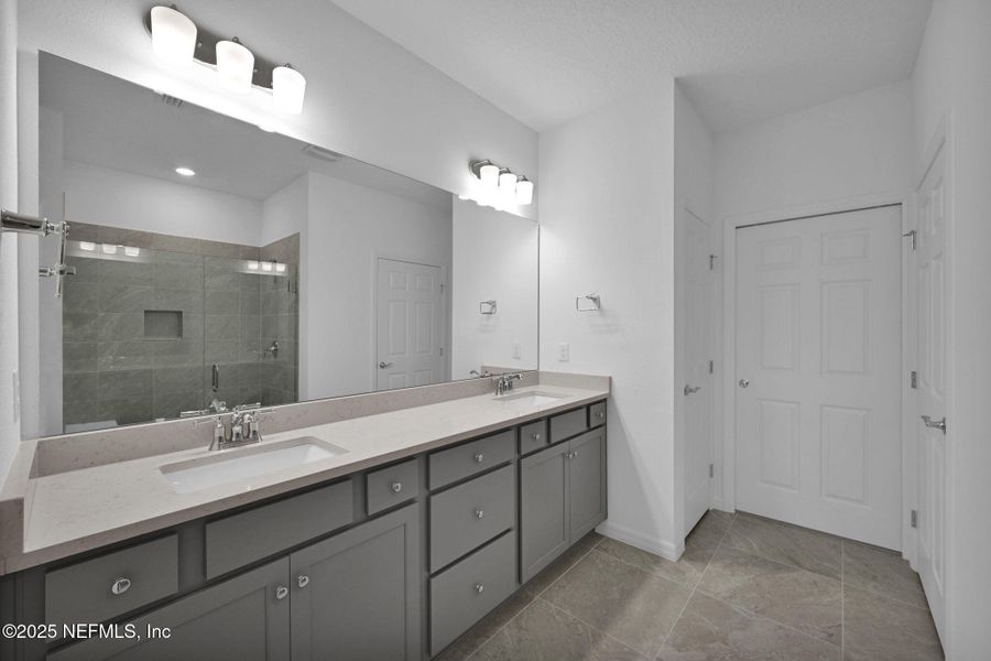 Furnished interior view inside a new home in Del Webb Wildlight, Yulee (Image 5).