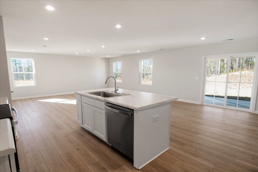 Furnished interior view inside a new home in Everly 2-Story, Spartanburg (Image 8).