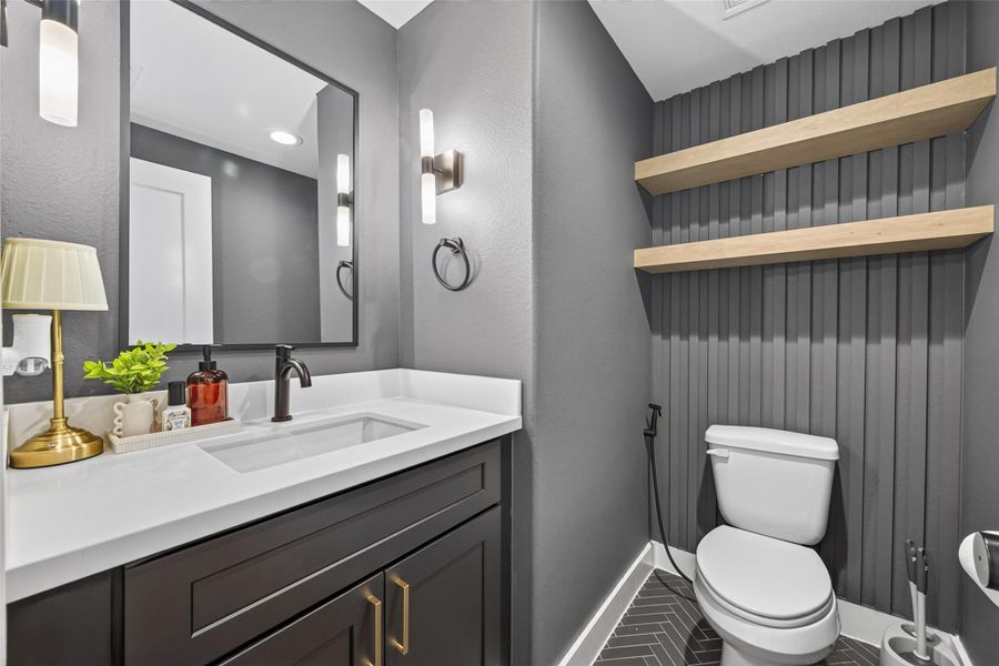 Furnished interior view inside a new home in , Houston (Image 32).