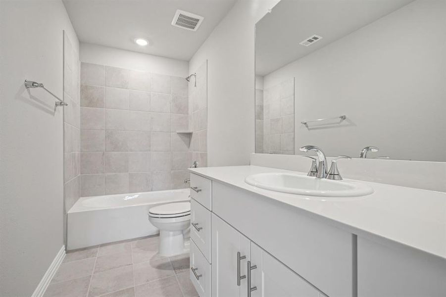 Photo is not of the actual home, but is an inspirational photo of builder’s model home and may depict options, furnishings, and/or decorator features that are not included.