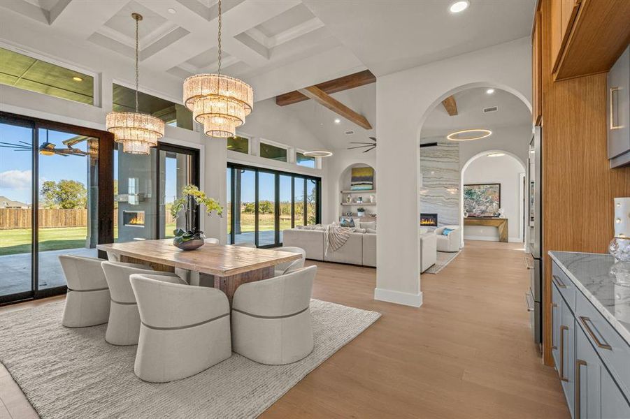 Furnished interior view inside a new home in , Northlake (Image 12).