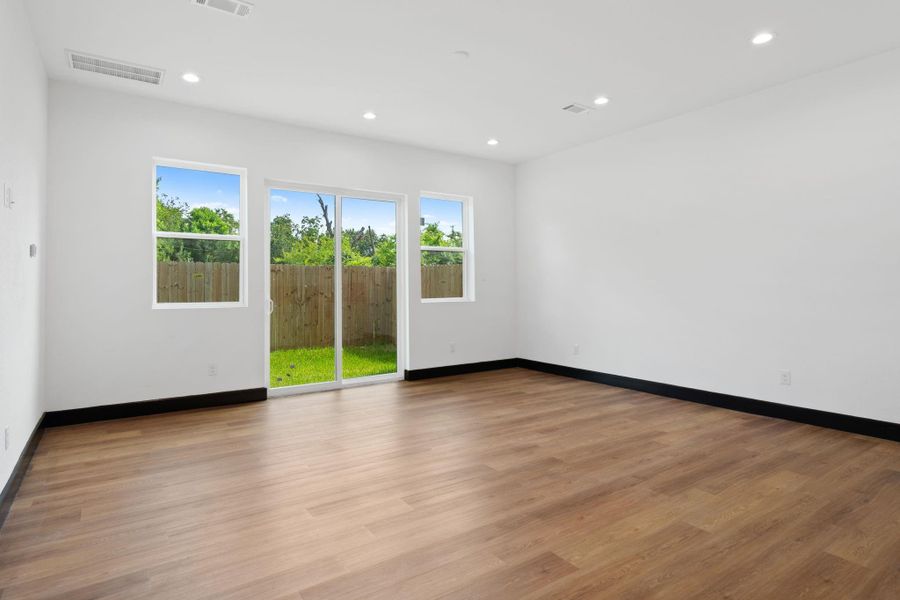 Spacious, unfurnished interior of a new home in , Houston (Image 9). Spacious, unfurnished interior of a new home in , Houston (Image 9).