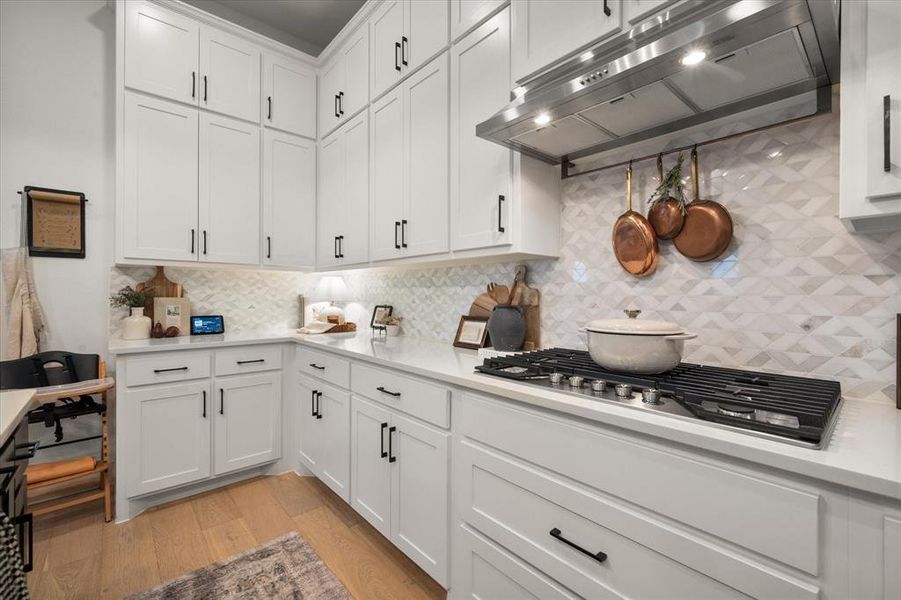 Furnished interior view inside a new home in BridgeWater, Midlothian (Image 37).
