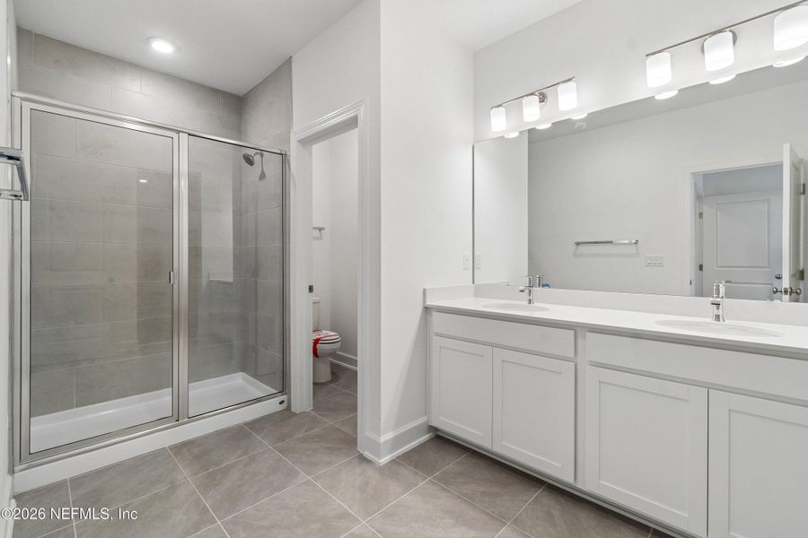 Furnished interior view inside a new home in Westerly Park at Wildlight – Overlook Collection, Yulee (Image 10).