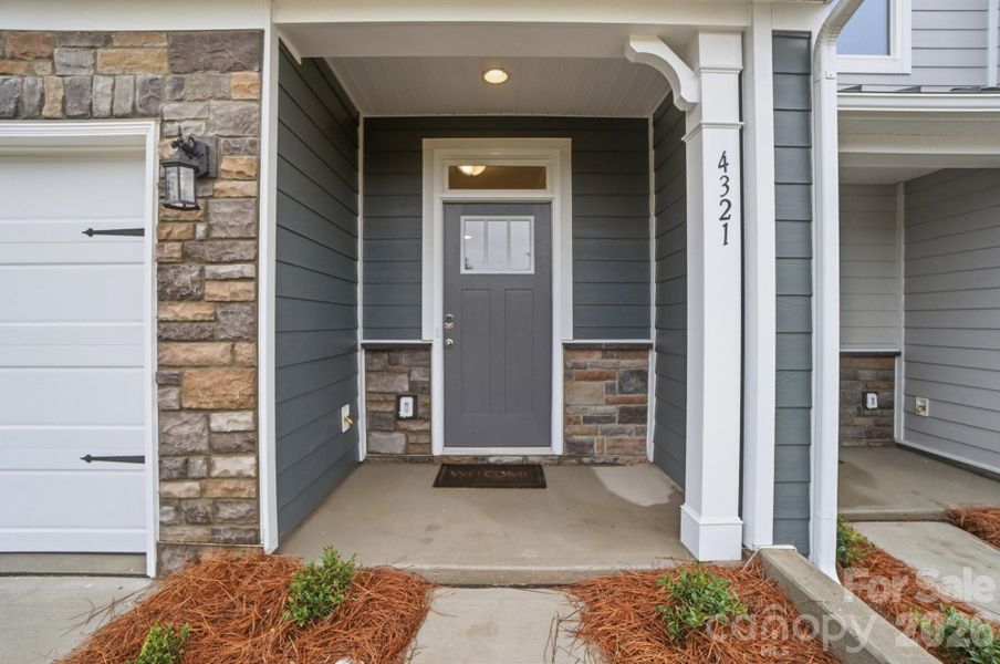 Exterior details and patio area of a home in Harrisburg Village, Harrisburg (Image 4).