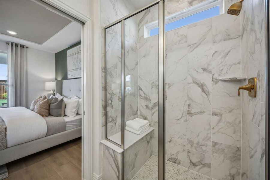 *Model Representation - Owner's suite shower