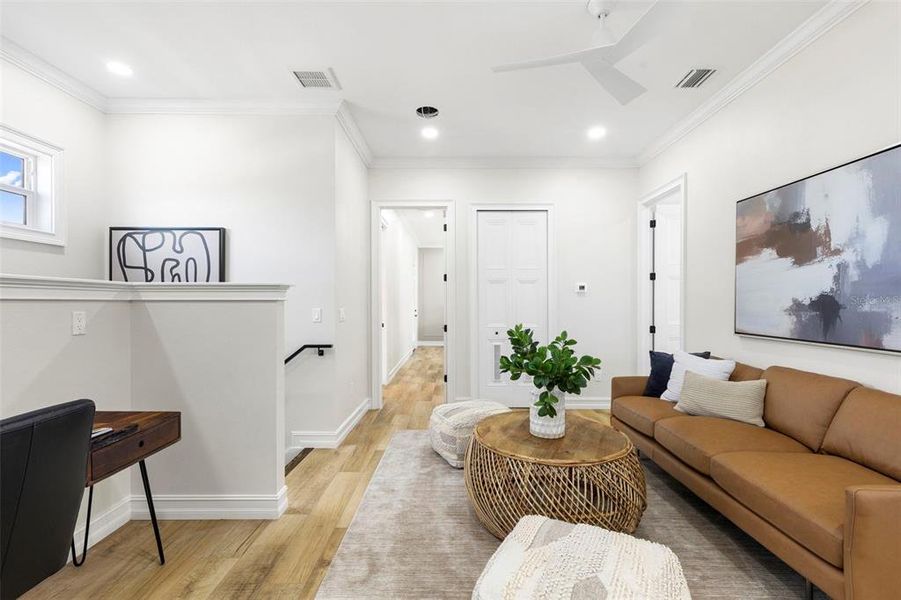 Furnished interior view inside a new home in , St. Petersburg (Image 41).