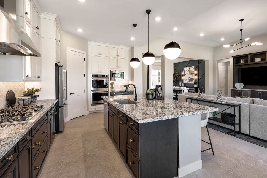 Representative furnished interior of a home built from the Cholla Plan 5541 by Tri Pointe Homes in Whispering Hills, Laveen (Image 6). Representative furnished interior of a home built from the Cholla Plan 5541 by Tri Pointe Homes in Whispering Hills, Laveen (Image 6).