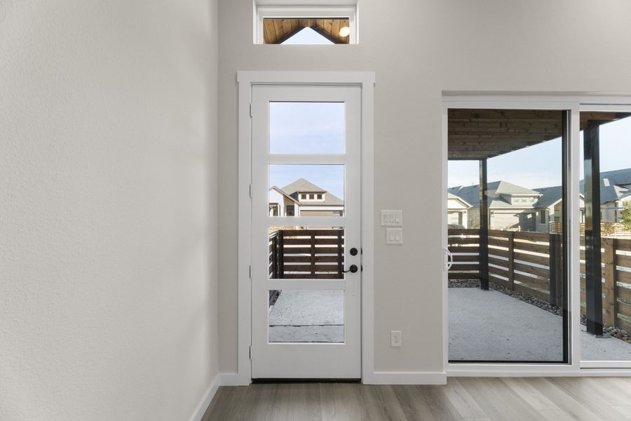 Spacious, unfurnished interior of a new home in Willow Grove Single-Family Homes, Melissa (Image 20).