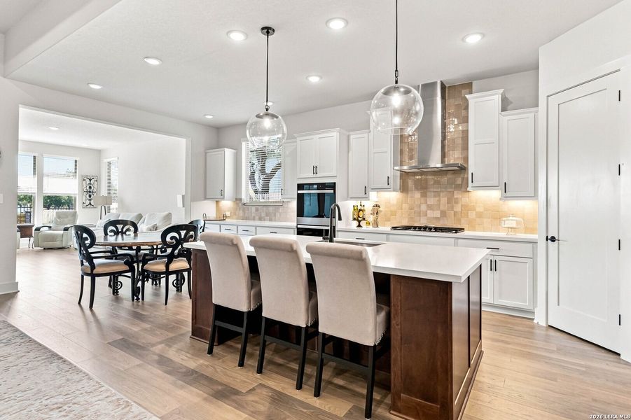 Furnished interior view inside a new home in Ventana - 60', Bulverde (Image 12).