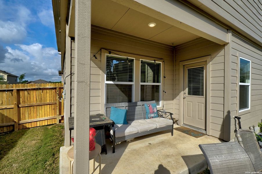 Exterior details and patio area of a home in Salado Creek, San Antonio (Image 28). Exterior details and patio area of a home in Salado Creek, San Antonio (Image 28).
