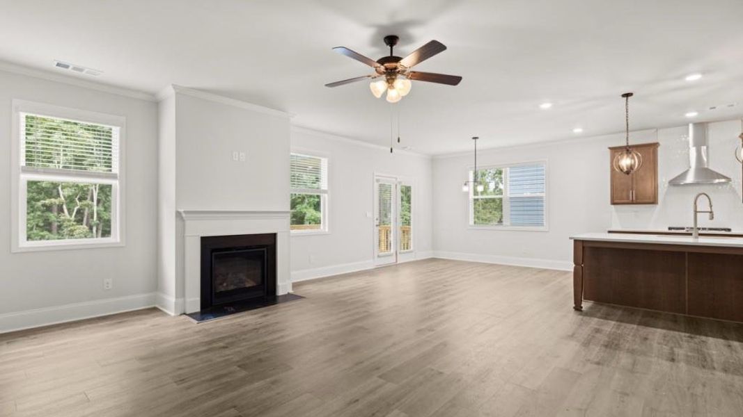 Spacious, unfurnished interior of a new home in Butner Estates, South Fulton (Image 17). Spacious, unfurnished interior of a new home in Butner Estates, South Fulton (Image 17).