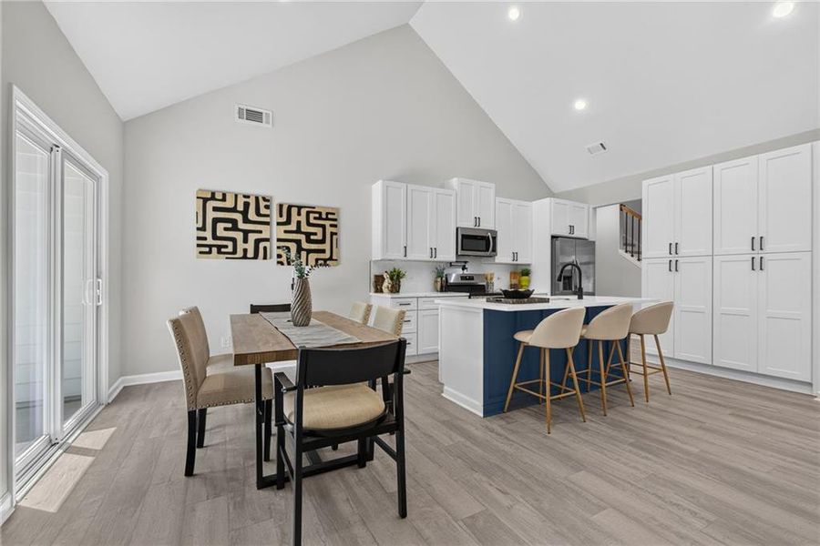 Furnished interior view inside a new home in , Griffin (Image 13).