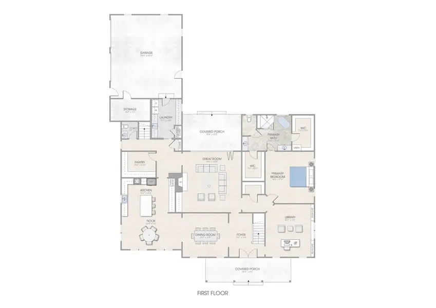 2D floor plan layout of this home in , Kinston, NC (Image 4).