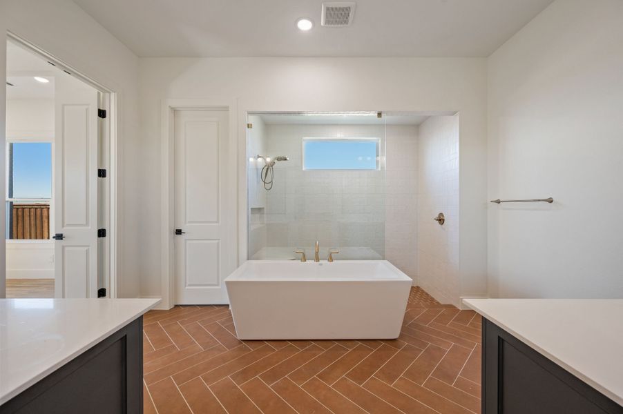 Furnished interior view inside a new home in NorthGlen, Haslet (Image 17).