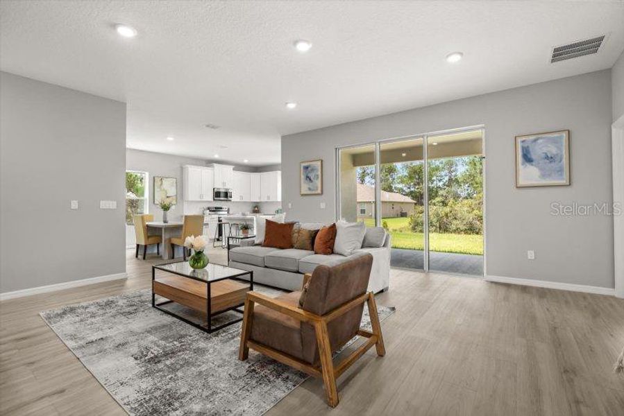Furnished interior view inside a new home in , Ocala (Image 9).