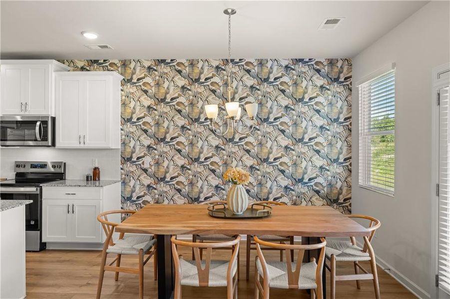 Furnished interior view inside a new home in Hillbrooke Preserve, Conyers (Image 18).