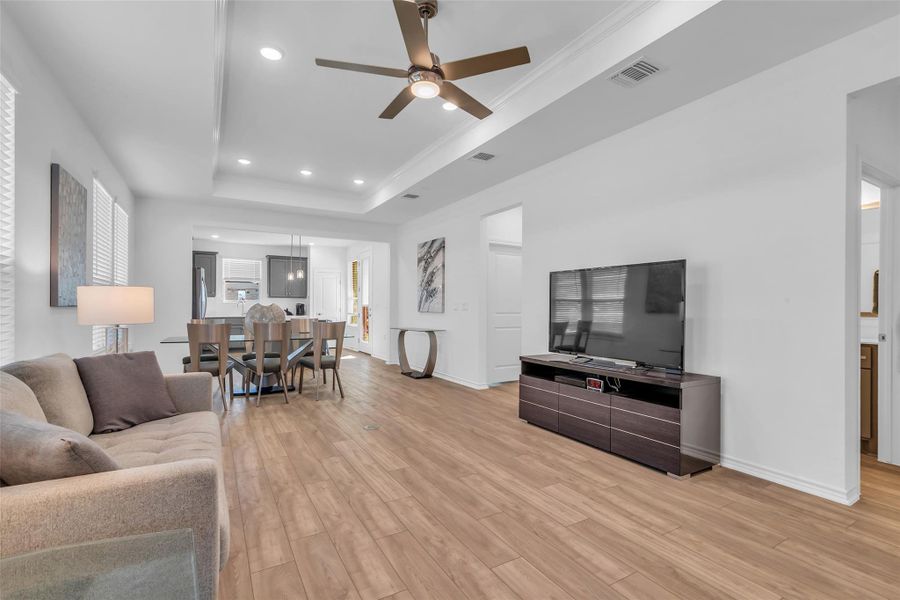Furnished interior view inside a new home in , Fulshear (Image 15).