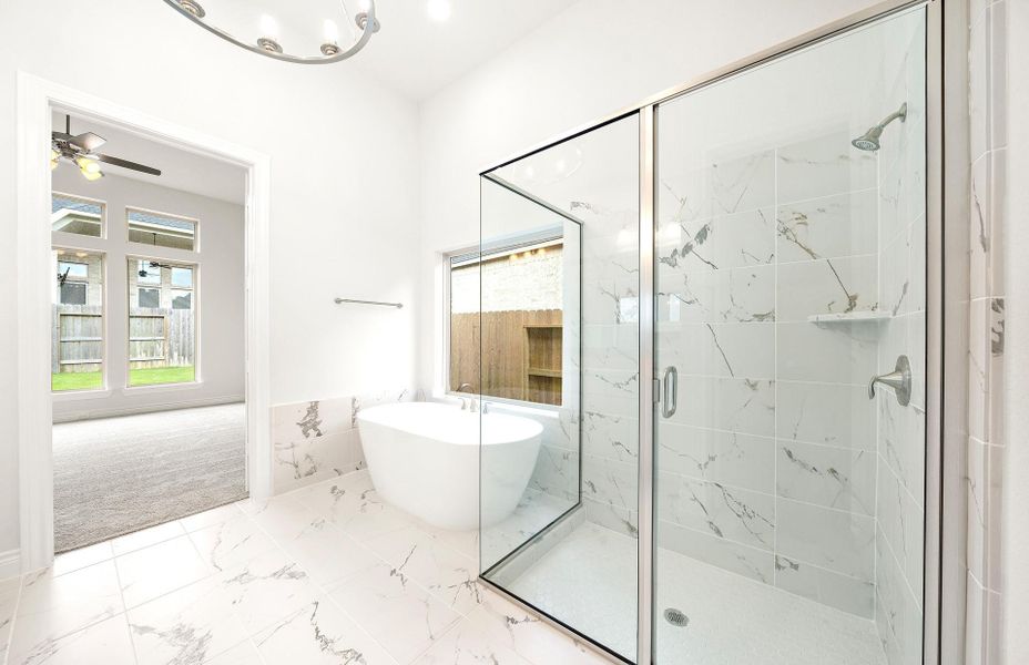 Furnished interior view inside a new home in Audubon 60', Magnolia (Image 6).