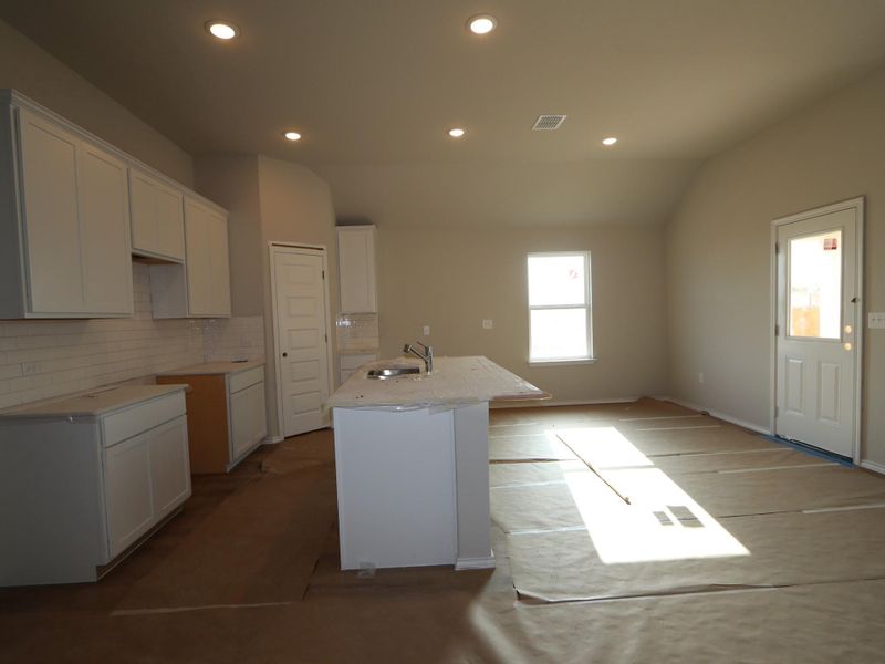 In-progress construction of a new home in Cascades at Onion Creek, Austin, TX (Image 15).