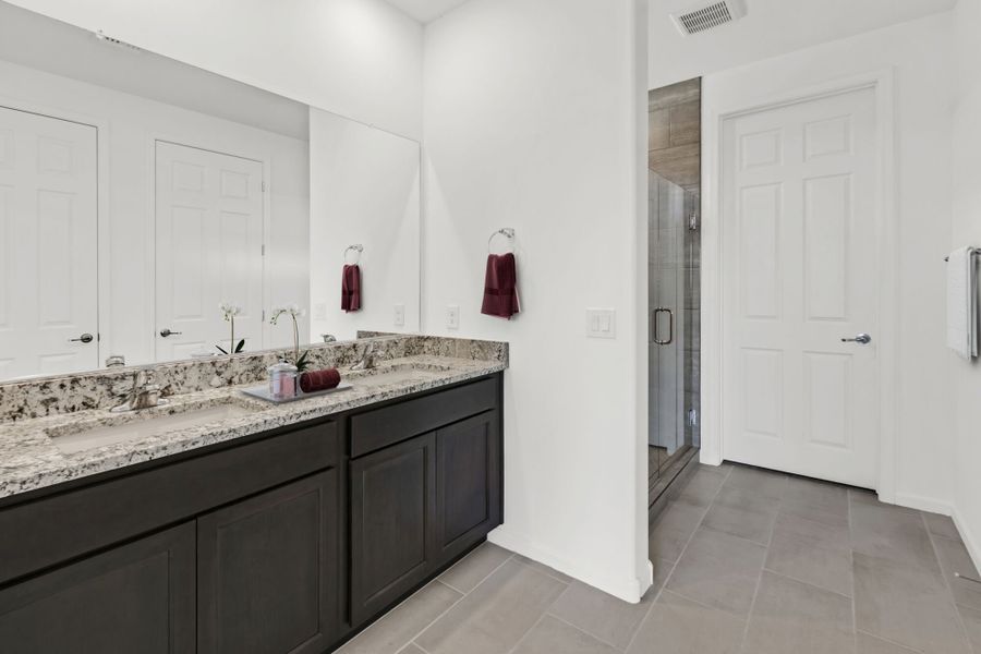 Furnished interior view inside a new home in Cantabria at Rincon Knolls, Vail (Image 8). Furnished interior view inside a new home in Cantabria at Rincon Knolls, Vail (Image 8).