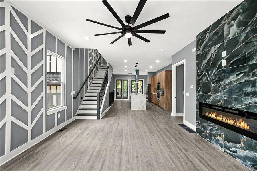 Spacious, unfurnished interior of a new home in , Atlanta (Image 16). Spacious, unfurnished interior of a new home in , Atlanta (Image 16).