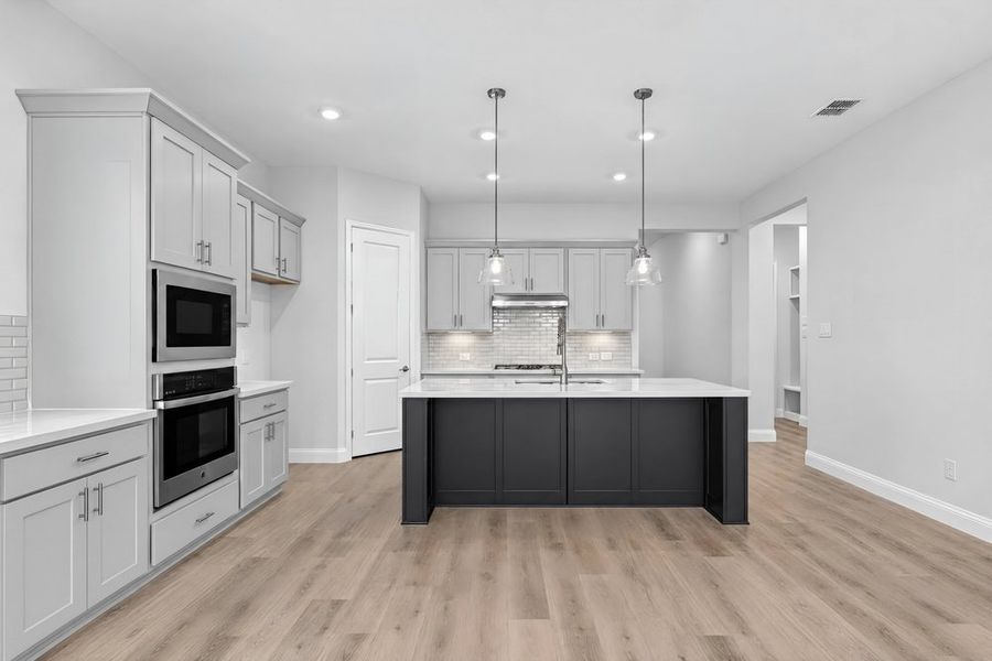 Furnished interior view inside a new home in South Oak, Lakewood Village (Image 5).