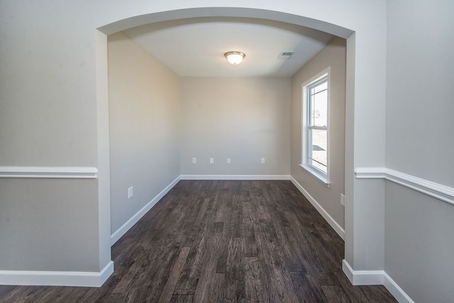 Representative unfurnished interior of a home built from the Bishop by Enchanted Homes in Arcadia Village, Spartanburg (Image 42).