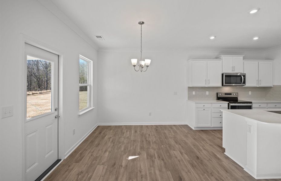 Spacious, unfurnished interior of a new home in Parkside Crossing, Charlotte (Image 44). Spacious, unfurnished interior of a new home in Parkside Crossing, Charlotte (Image 44).