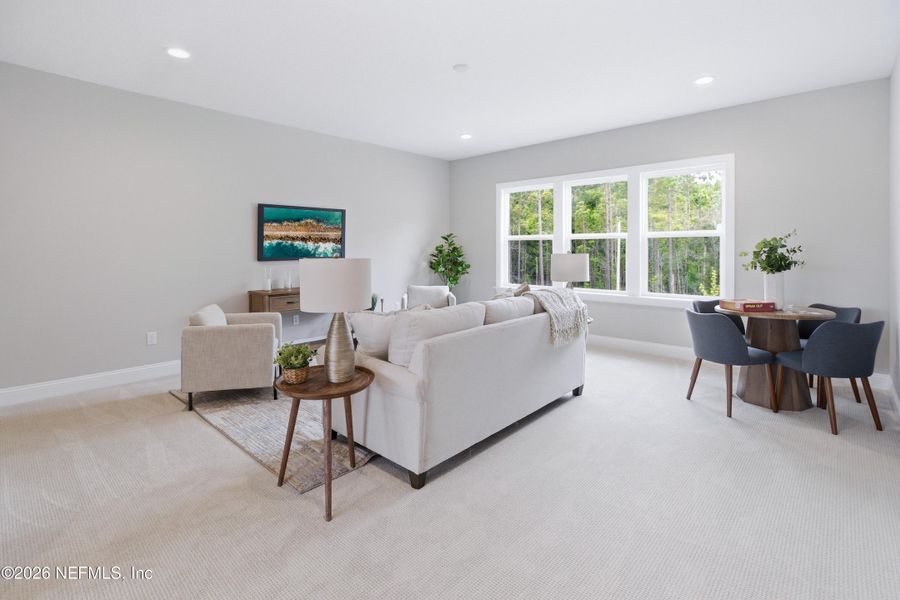 Furnished interior view inside a new home in , Ponte Vedra (Image 13).