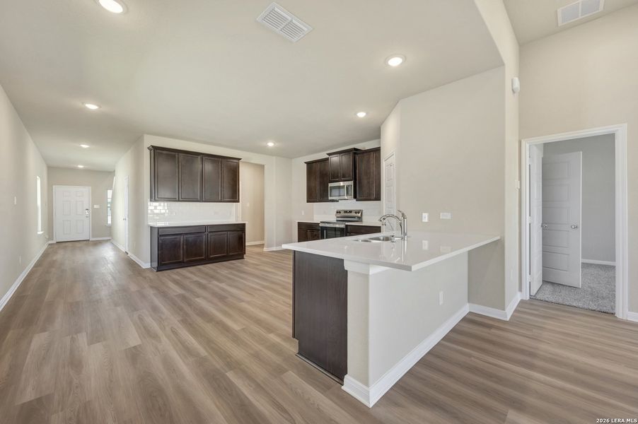 Furnished interior view inside a new home in Park Place, New Braunfels (Image 9).
