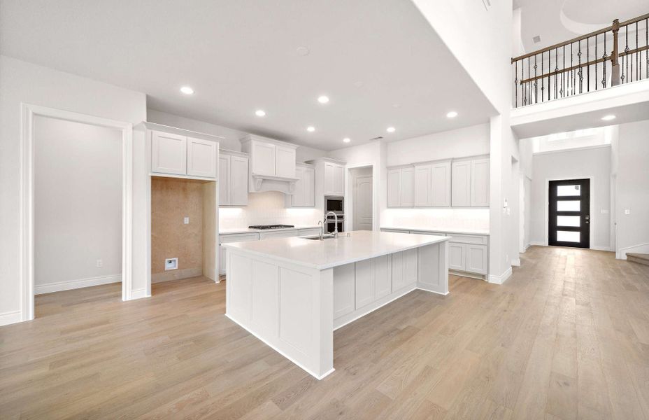 Representative furnished interior of a home built from the 3799AU by Ravenna Homes in Audubon 60′, Magnolia (Image 7).