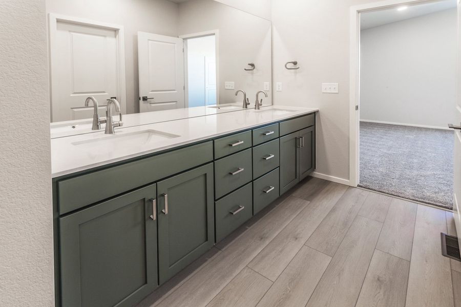 Furnished interior view inside a new home in Prairie Song, Windsor (Image 17).