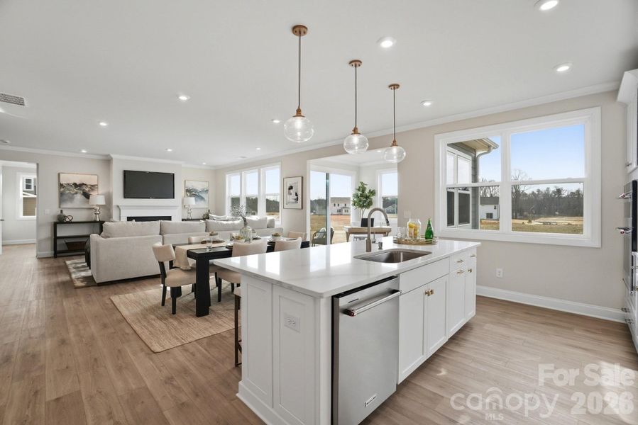 Furnished interior view inside a new home in Blair Place, Monroe (Image 18).