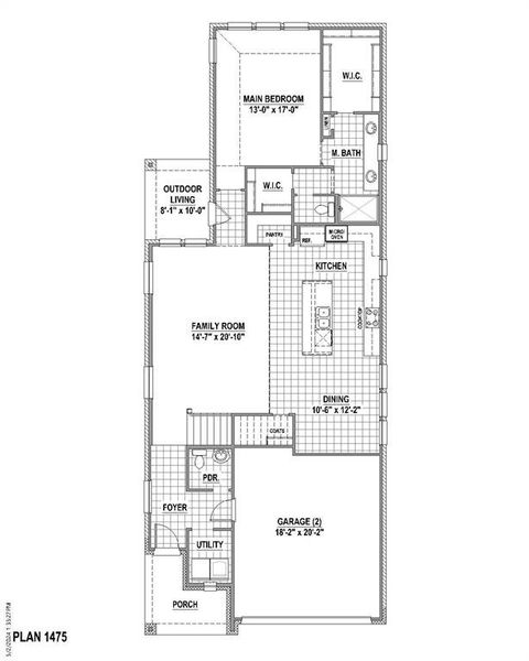 1st Level Floor Plan