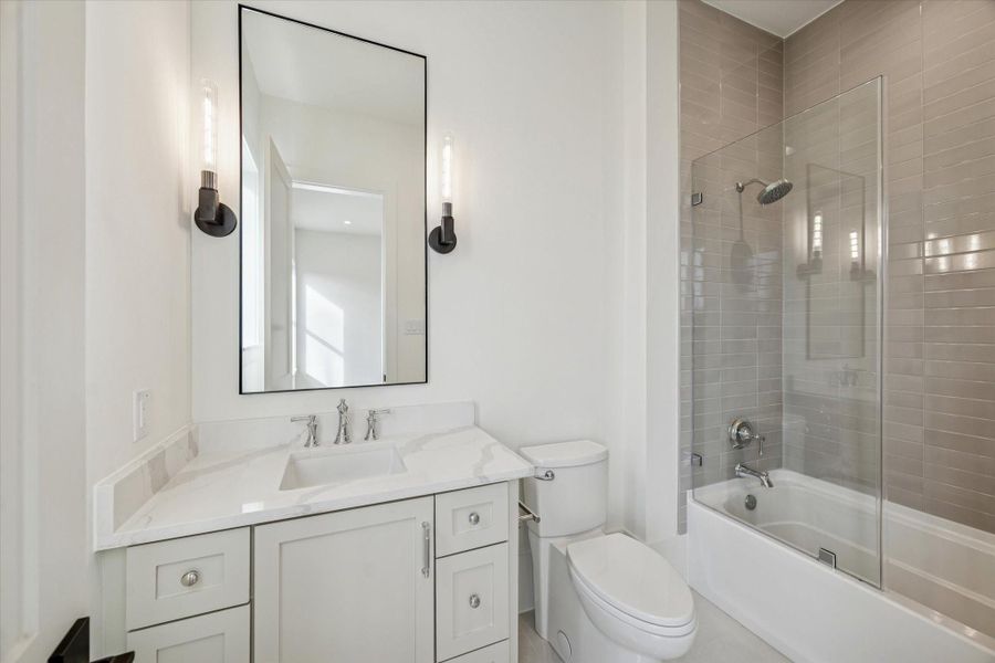 Furnished interior view inside a new home in , Houston (Image 10).