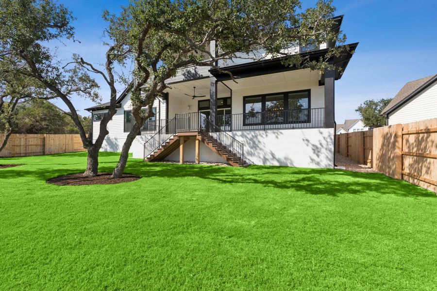 Representative exterior details of a home built from the The Buccaneer by David Weekley Homes in Headwaters 80' - Executive Series, Dripping Springs (Image 3). Representative exterior details of a home built from the The Buccaneer by David Weekley Homes in Headwaters 80' - Executive Series, Dripping Springs (Image 3).