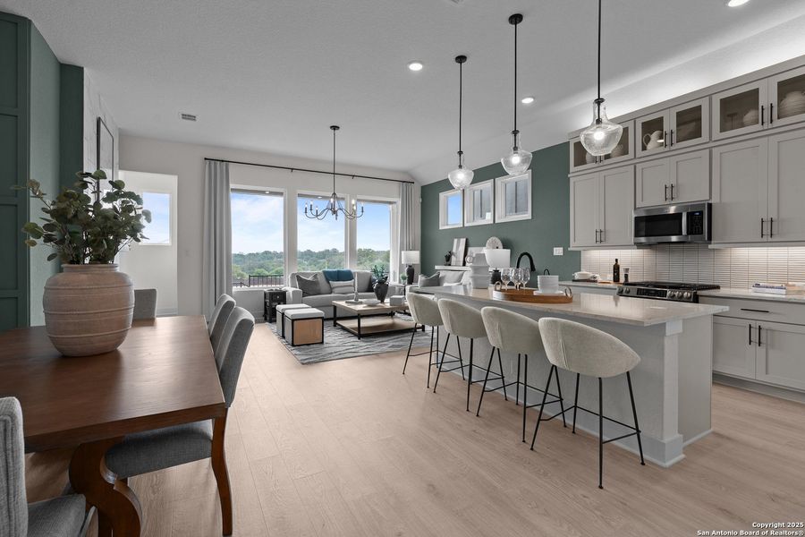Furnished interior view inside a new home in Prominence – Now Selling, San Antonio (Image 10).