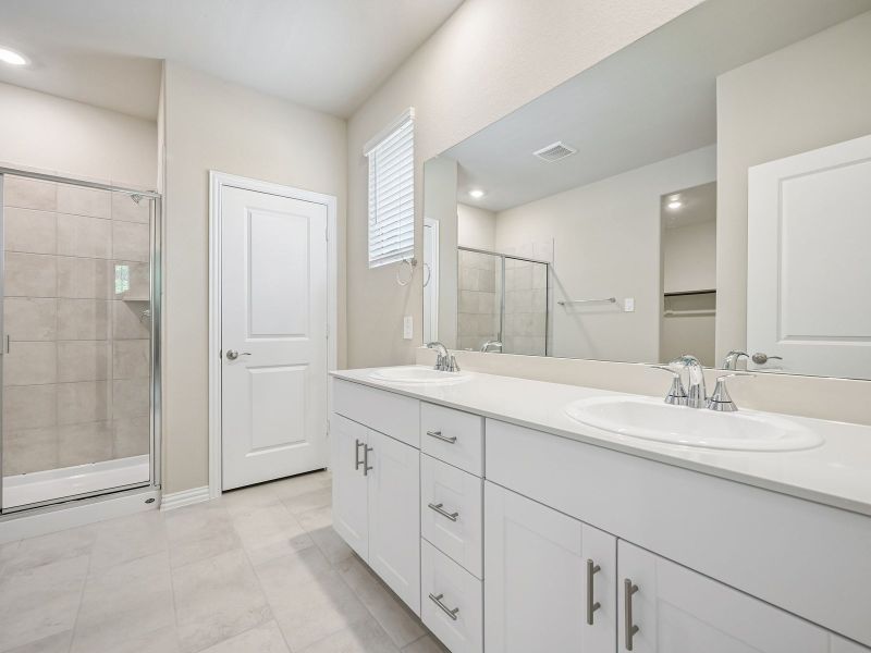 Furnished interior view inside a new home in Parks at Foster Crossing - Premier Series, Anna (Image 14).