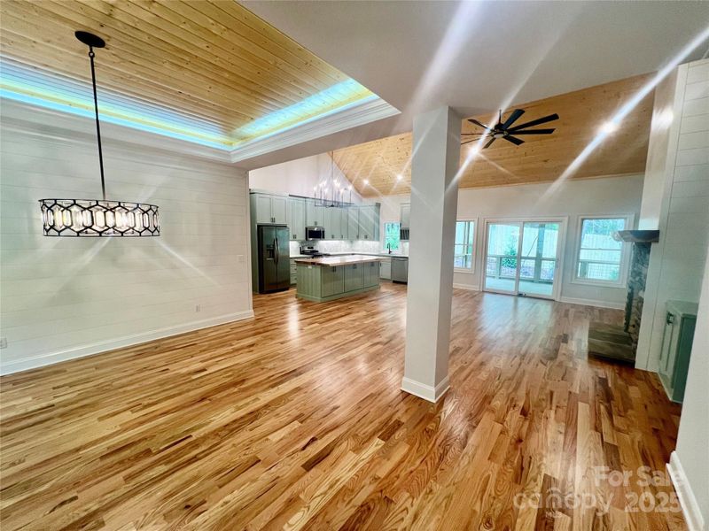 Dinning to Kitchen and Great Room