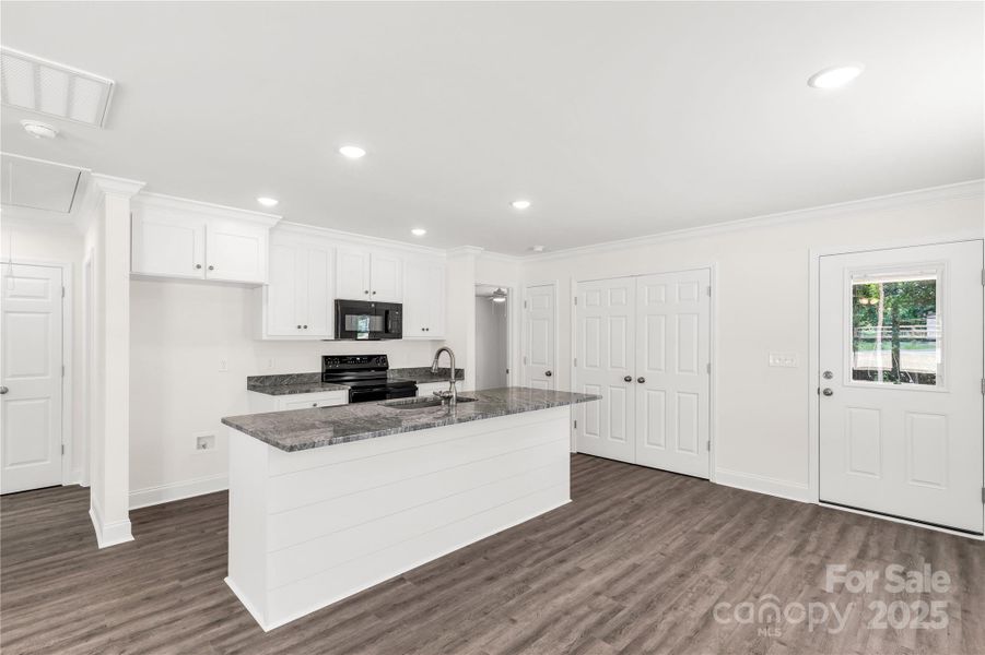 Furnished interior view inside a new home in , Clover (Image 6).