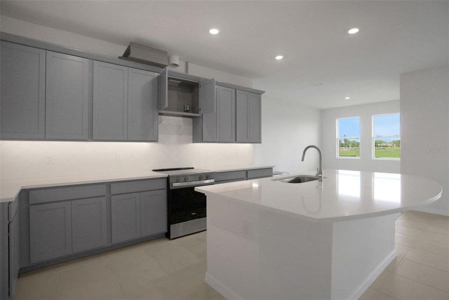 Furnished interior view inside a new home in Seaire, Parrish (Image 15).