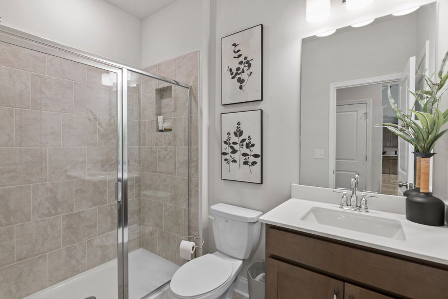 Representative furnished interior of a home built from the Essex by Taylor Morrison in Kennison Creek, Cumming (Image 23).