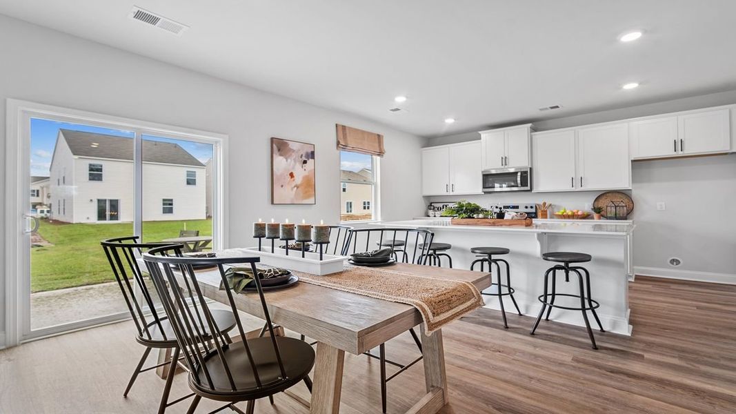 Furnished interior view inside a new home in The Retreat at East Argent, Ridgeland (Image 9).