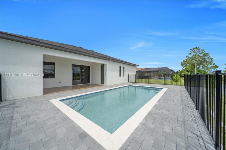 Exterior details and patio area of a home in , Cape Coral (Image 34). Exterior details and patio area of a home in , Cape Coral (Image 34).