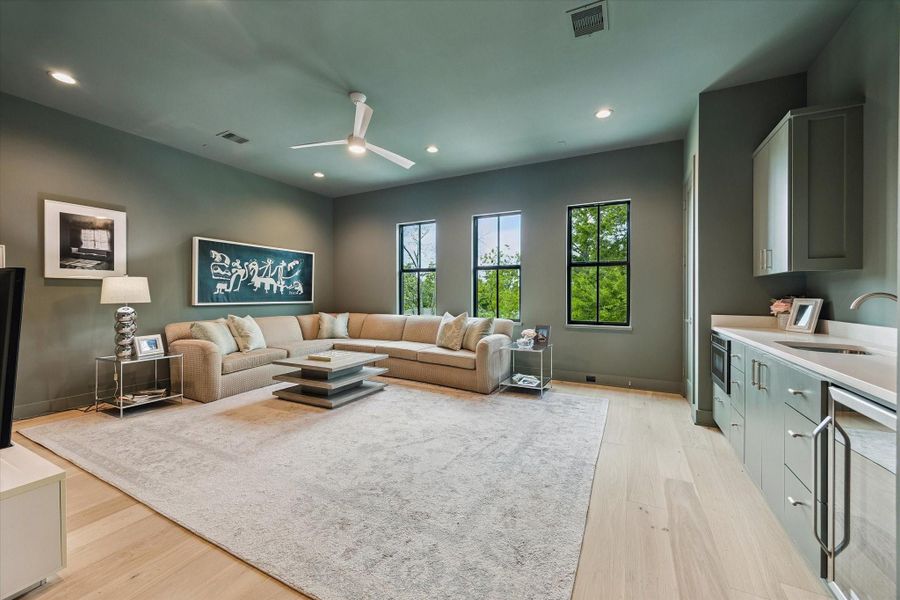 Furnished interior view inside a new home in , Houston (Image 11). Furnished interior view inside a new home in , Houston (Image 11).