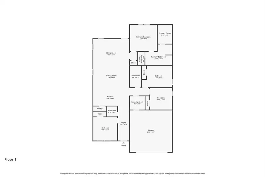 2D floor plan layout of this home in , Fort Worth, TX (Image 4).