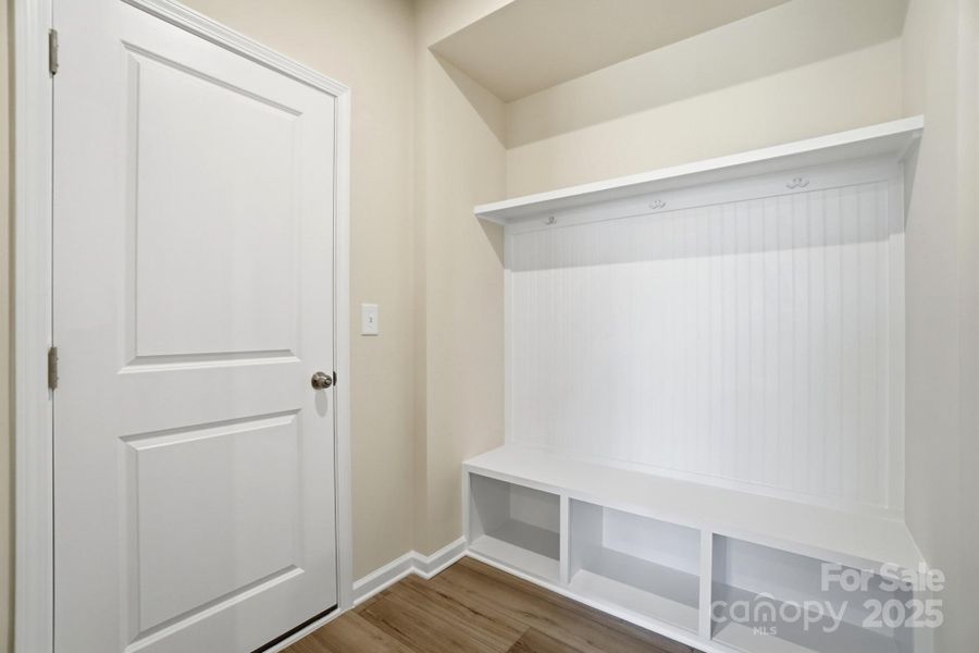 Drop zone from garage