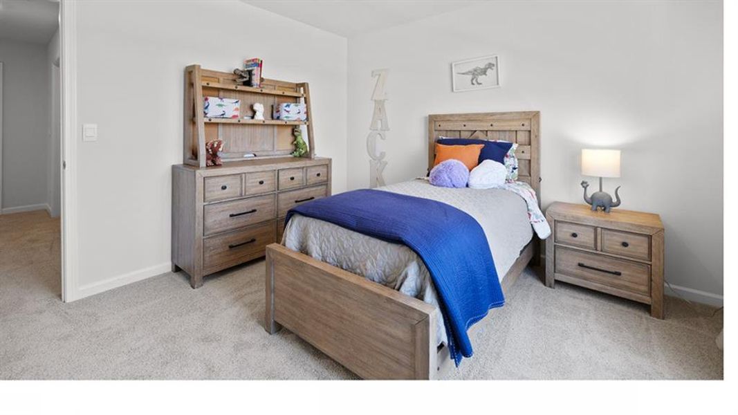 Furnished interior view inside a new home in Oaks at Cedar Grove, Fairburn (Image 31).