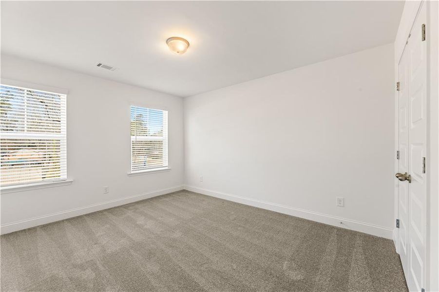 Spacious, unfurnished interior of a new home in Mulberry Summit, Flowery Branch (Image 18). Spacious, unfurnished interior of a new home in Mulberry Summit, Flowery Branch (Image 18).